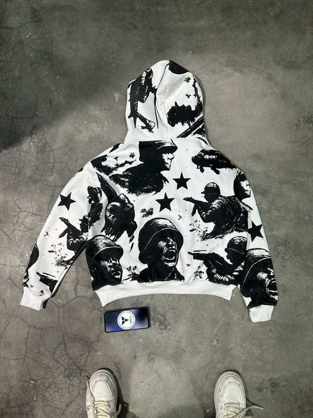 Global Racks Black and White Jacket